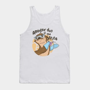 AnOtter Day at the Office Funny Science Geek Tank Top